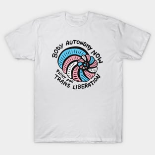 Body Autonomy Now! Fight For Trans Liberation Foraminifera T-shirt T-Shirt